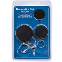 REIHER Schlüsselanhänger mit Nylonseil 100cm lang Aluminium