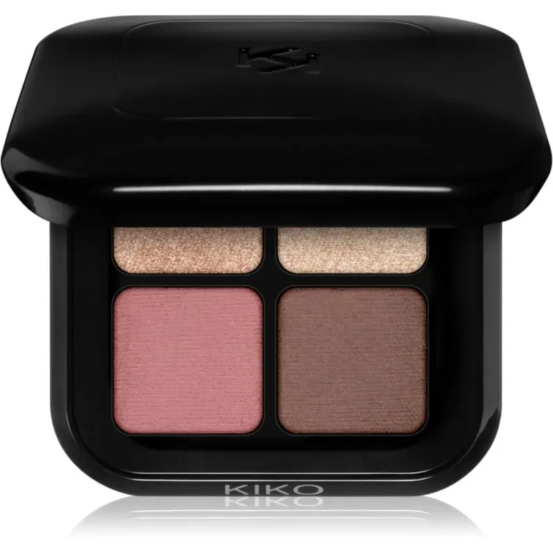 KIKO Milano New Bright Quartet Lidschattenpalette Farbton 02 Rosy Mauve Variations 3.5 g