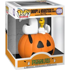 Funko Peanuts Snoopy Woodstock with Pumpkin 1589 Funko Pop! Deluxe