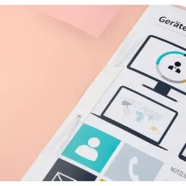 Brunnen Schnellhefter FACT! Kunststoff rosa pastell transluzent DIN A4, 1 St.