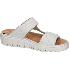 WALDLÄUFER Pantolette H-Willow weiß-kombi. 38