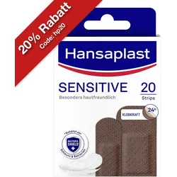 Hansaplast Sensitive Pflasterstrips Hautton Dark