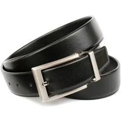 Ledergürtel ANTHONI CROWN, Damen, Gr. 115, schwarz, Leder, unifarben, klassisch, Gürtel, für den klassischen Business Look
