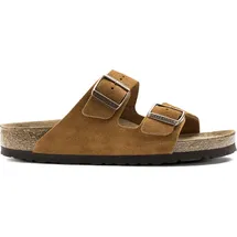 Birkenstock Arizona Weichbettung Veloursleder schmal mink 37