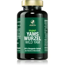 Vitactiv Yamswurzel Wild yam Kapseln zur Unterstützung des Stoffwechsels 120 KAP