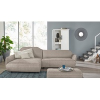 hülsta sofa Ecksofa »hs.480«, Designsofa wahlweise in Stoff oder Leder grau