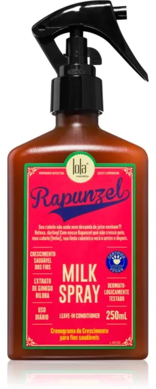 Lola Cosmetics Rapunzel Milk Conditioner für beschädigtes und brüchiges Haar 250 ml