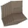 Sesselauflage 98 x 48 x 5 cm taupe 6-tlg.