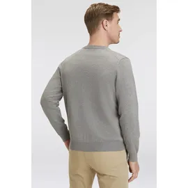 GANT V-Ausschnitt-Pullover »Classic Cotton V-Neck«, Premium Strickjersey aus weicher 100% Baumwolle, Übergangspullover, Gr. XL, Dark grey melange, , 95510262-XL