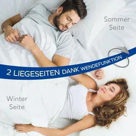 MLILY Matratzentopper Plus, 7 cm, 80 x 200 cm, weiß