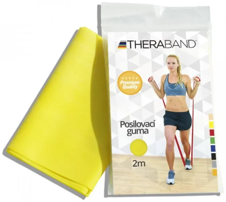 Thera-Band Resistance Bands 2 m Widerstandsband Widerstand 1,4 kg (Thin) 1 St.
