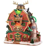 Lemax 15793 Santa's Wonderland Lighted Buildings: Santa's Reindeer Training Academy