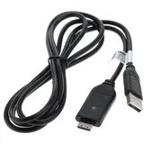 Powery USB-Ladekabel für Samsung ST10/ST30/ST45/ST50/ST60/ST61/ST65/ST70/ST80/ST90/ST95/ST500 Schwarz