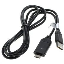 Powery USB-Ladekabel für Samsung ST10/ST30/ST45/ST50/ST60/ST61/ST65/ST70/ST80/ST90/ST95/ST500 Schwarz