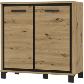 Forte Kommode Farida Holzoptik Artisan-Eiche