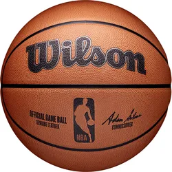 Wilson NBA OFFICIAL GAME BALL Basketball in brown, Größe 7 - braun