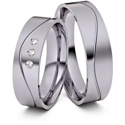 Trauringe G ̧tersloh 585er Palladium - 4832