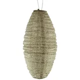 lumiz Lampion Kunststoff Ø20/H45 cm Solar gold