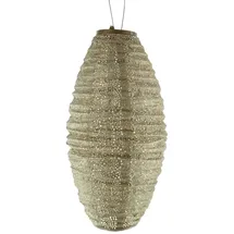 lumiz Lampion Kunststoff Ø20/H45 cm Solar gold