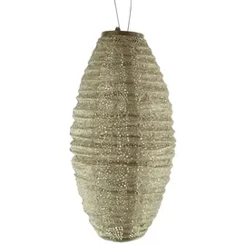 lumiz Lampion Kunststoff Ø20/H45 cm Solar gold