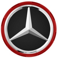 Mercedes-AMG Radnabenabdeckung Zentralverschlussdesign rot A00040009003594