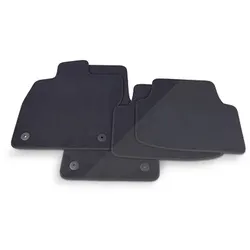 Thomatex Textil Fußmatten-Set Samtvelours VW Golf Variant, schwarz