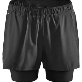 Craft ADV ESSENCE 2-IN-1 STRETCH SHORTS Herren Schwarz XL
