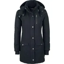 RED by EMP Damen schwarze lange Winterjacke XL - XL
