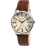 Excellanc Herrenuhr mit Band aus Kunstleder