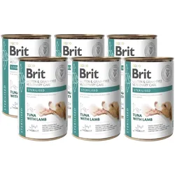 BRIT GF Veterinary Diets Dog Sterilised 6x400g Nassfutter für Hunde
