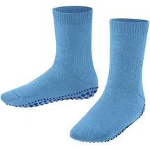 Falke Unisex Kinder Stoppersocken Catspads K Hp Baumwolle Wolle rutschhemmende Noppen 1 Paar, Blau Azzurro 6894, 35/38 EU