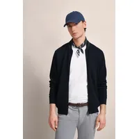 Bugatti Sweatjacke, mit Collegekragen bugatti marine