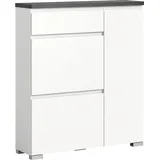 xonox home Kannon 60 x 109 x 27 cm weiß / weiß