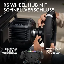 Logitech RS50 Lenkrad Schwarz für PS5 / PC