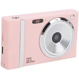 Digitalkamera, 1080P 44MP Kameras für Fotografie, 750 MAh Kinder-Digitalkamera mit 2,8-Zoll-IPS-Bildschirm 16-fachem Zoom Anti-Shake für Kinder, Studenten, Kinder, Teenager, (Rosa)