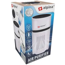 Alpina Mini Luftreiniger HEPA H13 Ionisator Weiß