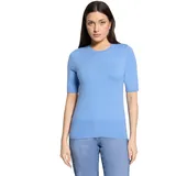 Betty Barclay Basic-Pullover Kurzarm Blau 36