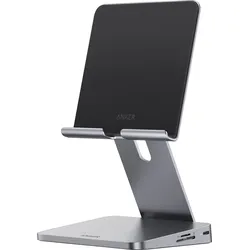 ANKER USB-Ladegerät "551 USB-C-Hub (8-in-1, Tablet-Ständer)", grau, Ladegeräte