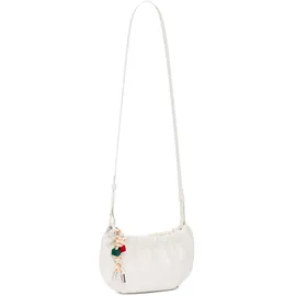 DESIGUAL Umhängetasche Half Logo Raffia Waverly Phone Beige Crude creme