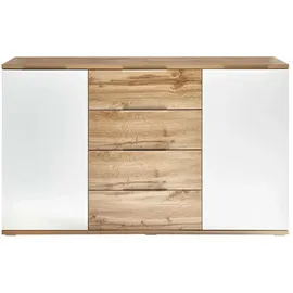 SchlafKONTOR Kombikommode Capri 150 x 90 x 38 cm Weiß