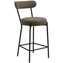 House Nordic Barhocker BADALONA 39 x 90 x 46 cm Braun/Schwarz