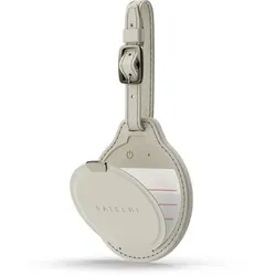 Satechi Vegan-Leather FindAll Luggage Tag Sand