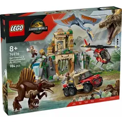 LEGO® Jurassic WorldTM 76976 Spinosaurier & Quetzalcoatlus: Hubschrauber-Einsatz