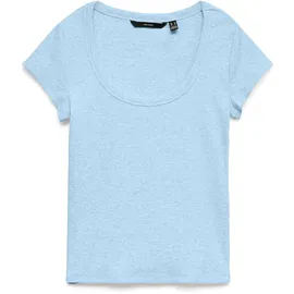 Vero Moda VMCHLOE CS SHORT U-NECK NOOS Blau S