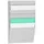 Paperflow Wandprospekthalter DIN A4 6 Fächern 31,1 x 7,9 x 50,2 cm, 1 St.