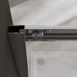 SoGood doporro Eckdusche mit Schiebetür rechts 80 x 190 cm transparent/Sicherheitsglas Rav16MS