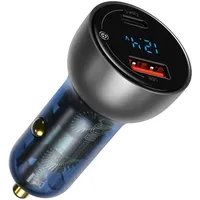 Baseus Dual Quick Charger Car Charger Particular Digital Display