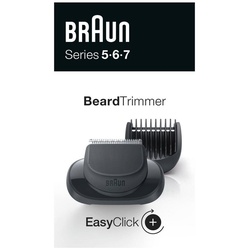 Braun Aufsatz Barttrimmer EasyClick Barttrimmer-Aufsatz für Series 5, 6 und 7 Elektrorasierer