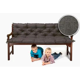 sunnypillow Bankauflage 170 x 50 x 50 cm grau 1 St.