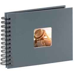 Hama Fotoalbum Fine Art, 24 x 17 cm, 50 Seiten, Photoalbum Grau grau